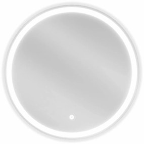 Mexen Gobi, LED kör alakú fürdoszobai tükör háttérvilágítással 60 cm, 6000K, páramentes, 9801-060-060-611-00