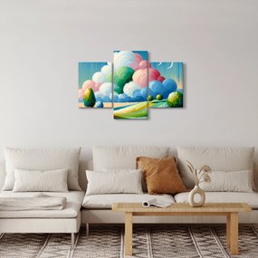 Kép - Tájkép felhővel (90x60 cm)