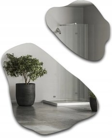 Morion szabálytalan tükör szett 90x111 dekoratív