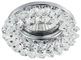PREZENT 71025 Crystals Kristály Spot Lámpa Króm, Átlátszó GU10 IP20
