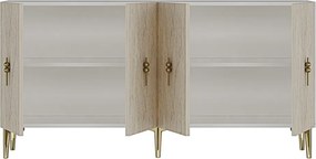 Salkım 180 - White, Travertine, Gold