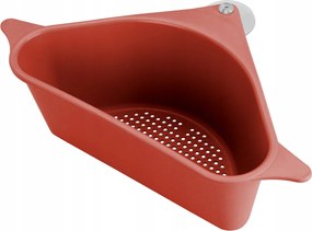 Mosogató Szűrő Sarok Piros Műanyag Konyhai Rendszerező 15X27,5X8,7CM
