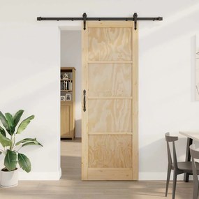 Csúszóajtó Egyéb ORKDAL Természetes és fekete 83 x 232 cm