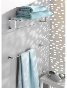 GROHE 40512001 - ESSENTIALS CUBE 600 mm többfunkciós törölközőtartó, fényes króm