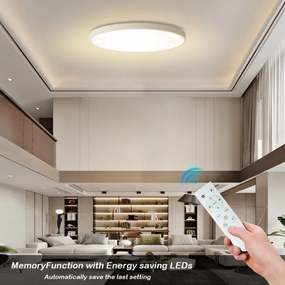 Brilagi - LED dimmelhető lámpatest POOL SMART LED/180W/230V átmérő 120 cm Wi-Fi Tuya fehér +távirányító