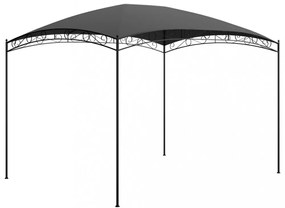 antracitszürke pavilon 3 x 4 x 2,65 m 180 g/m²