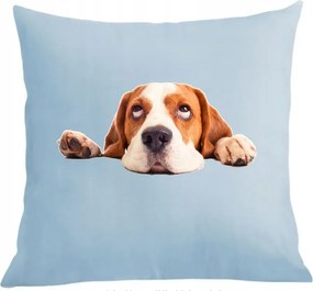 Párna párnahuzat Beagle Kutya mintás