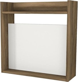 Laptop asztal Fehér és diófa