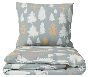 Pamut ágynemű HOLLY REST szürke Ágyneműhuzat mérete: 70 x 90 cm | 140 x 200 cm