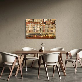 Kép - Vízparti negyed, Portugália (90x60 cm)