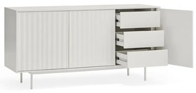 Fehér alacsony komód 159x80 cm Sierra – Teulat