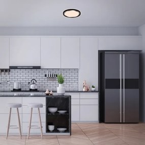 Briloner - LED Mennyezeti lámpa KAHIKO LED/15W/230V fekete