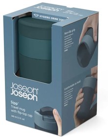 Sötétkék utazóbögre 340 ml Sipp – Joseph Joseph