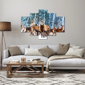 Kép - Szarvas csorda (150x105 cm)