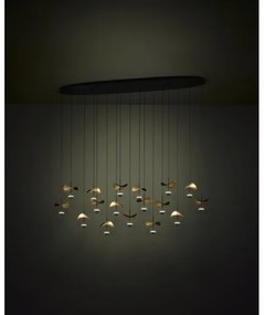 Eglo 390343 - LED Dimmelhető csillár zsinóron DRACERA 17xLED/2,3W/230V 3000K