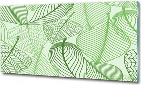 Fotó kép edzett üveg Virágos minta 125x50