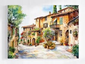 Poszter ToszkĂĄna Utca VirĂĄgok OlaszorszĂĄg VĂĄros 100x75