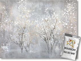 Fotótapéta Flizelina Fal Beton Erdő Fák Scandi Boho 300x210 ragasztó