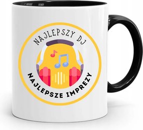 Dja Zene Bögre Fekete Legjobb Dj Ajándék fényképes nyomtatással