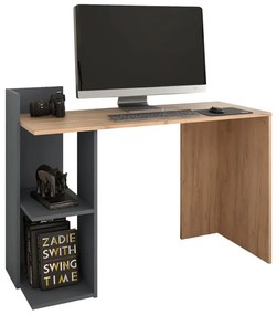 PC asztal Zunno (arany craft tölgy + grafit). 1119365