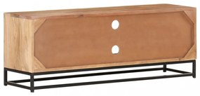 tömör akácfa TV-szekrény 110 x 30 x 40 cm