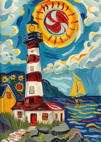 Poszter 64x90cm Élő kikötő