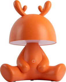 Gyerek Éjjeli Lámpa Narancssárga Vezeték Nélküli Rénszarvas