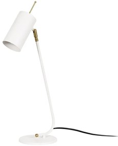 Fehér asztali lámpa fém búrával (magasság 55 cm) Sivani – Opviq lights