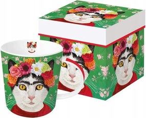 Nagy Porcelán Bögre Ppd Frida cica (Kahlo) 0,4 l