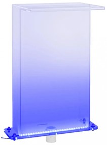 akril medenceszökőkút RGB LED-ekkel 51 cm