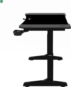 NERO karbon gamer asztal 160 × 60 cm