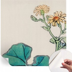 Modern öntapadós fotótapéta Falra Virág és levelek 250x250 cm