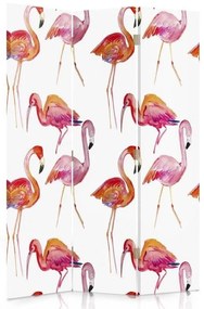 Gario Paraván Flamingók Méret: 110 x 170 cm, Kivitelezés: Klasszikus paraván