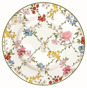 Porcelán desszertes tányér - 19cm - Garden Dreams