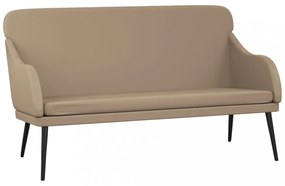 vidaXL kávészínű műbőr pad 110 x 76 x 80 cm