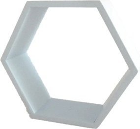 Fa Polc Méhsejt Hexagon Kék