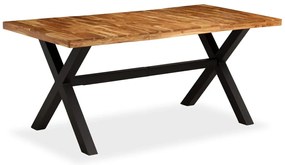 Tömör akácfa/mangófa étkezőasztal 180 x 90 x 76 cm
