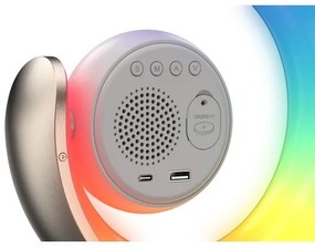 Immax 08981L - RGBW LED asztali lámpa ébresztővel, 20W, USB, dimmelhető