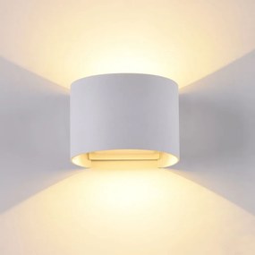 MAYTONI O573WL-L6W FULTON Modern Kültéri Fali Lámpa Fehér LED IP54