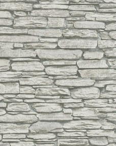 Szürke Vinil Tapéta, Flizelin Kövek Motívum