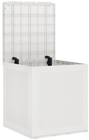 Kert tároló láda Fehér 55x53x57 cm PP