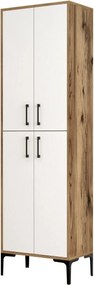 Berlin Walnut and White szekrény