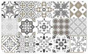 Fehér PVC szőnyeg 45x75 cm Salou – douceur d'intérieur