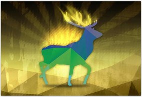 Poszterek 200x135 Felszarvazott modern grafika