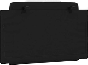 fekete és fehér műbőr fejtámla párna Viana 80 cm