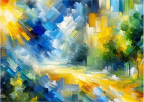Kép - Absztrakt napos nap (70x50 cm)
