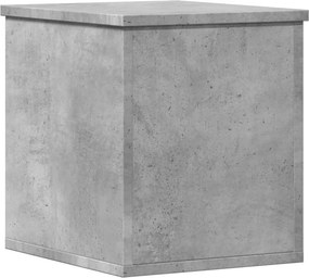 vidaXL betonszürke szerelt fa tárolóláda 30 x 35 x 35 cm