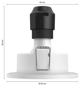 Philips - LED RGBW Dimmelhető fürdőszobai lámpa Hue XAMENTO 1xGU10/4,2W IP44