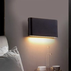 LED Kültéri fali lámpa FLOW LED/9W/230V IP54 4000K fekete