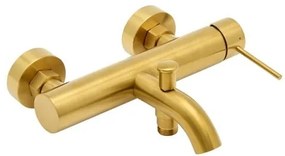 Kád csaptelep SAT Aurum zuhanyszett nélkül 150 mm csiszolt arany SATBAUR222BG